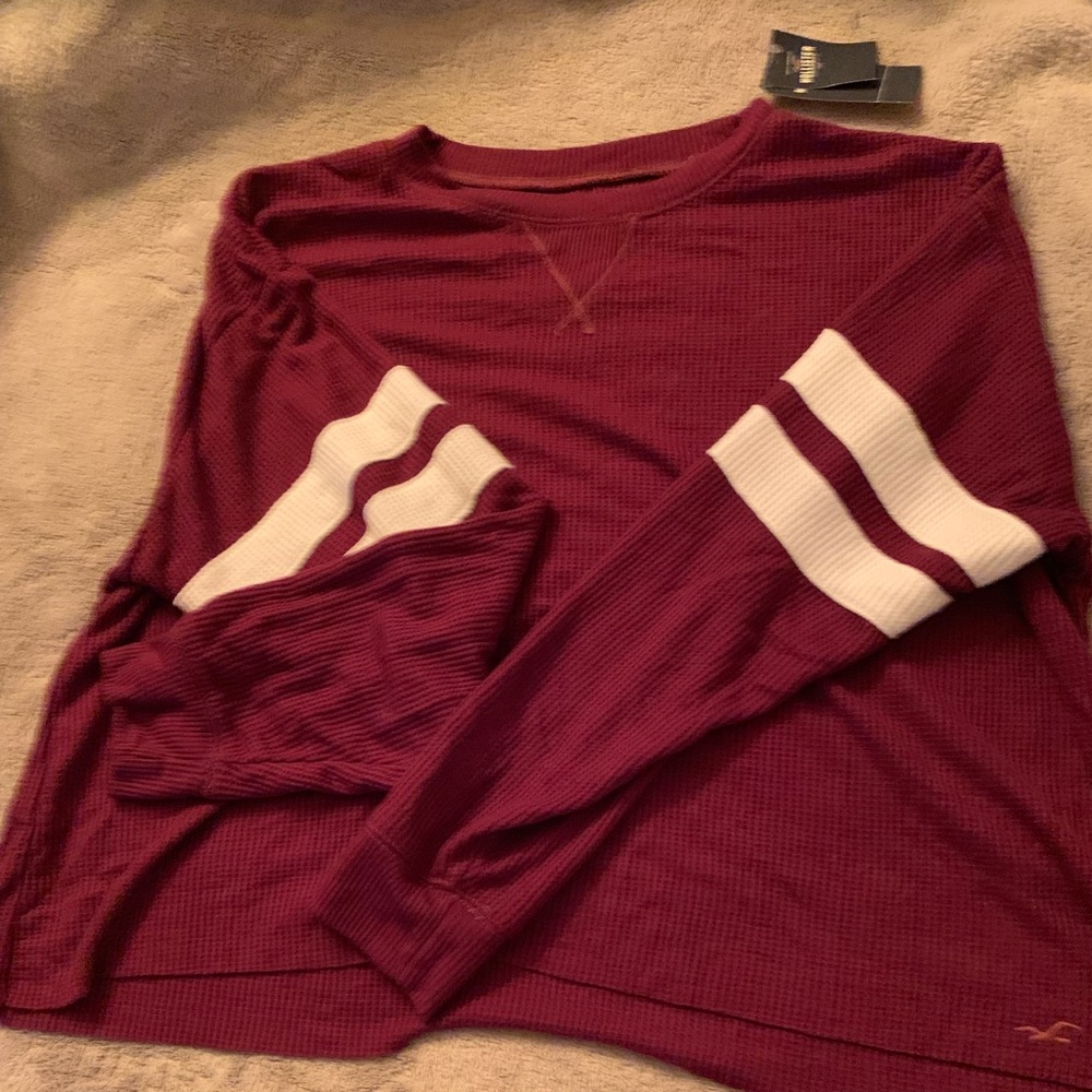 Sweater (Cop top)- Burgundy
